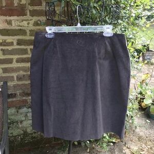 Relativity- DARK GRAY CORDUROY SKIRT- Size 12- EUC